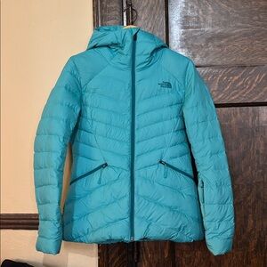 The North Face- Teal Puffer Jacket